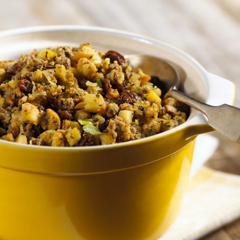 Dried Fruit and Sausage Stuffing