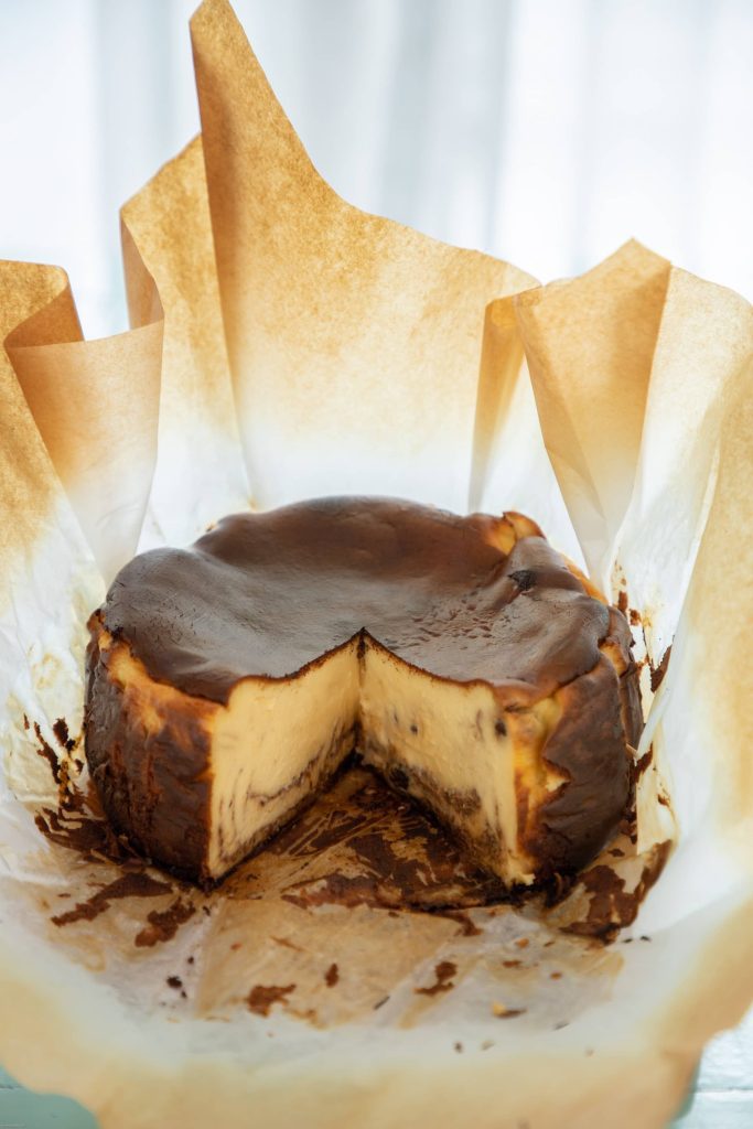 California Raisin Burnt Cheesecake