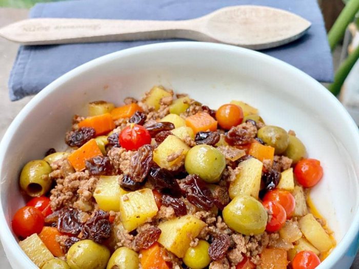 Picadillo with California Raisins and Green Olives - California Raisins Asean.