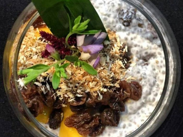 Chia Pudding with Caliifornia Raisins, Mango and Coconut - California Raisins Asean.