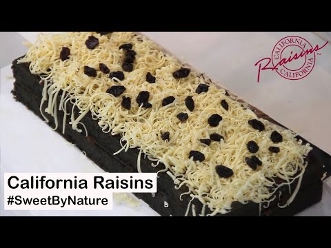California Raisin Charcoal Cake
