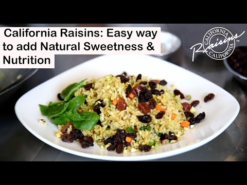 California Raisin Fried Rice