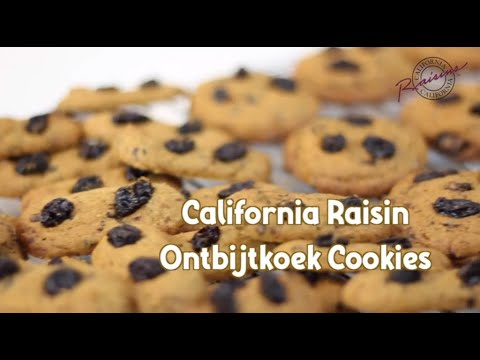 California Raisin Onbitjkoek Cookies