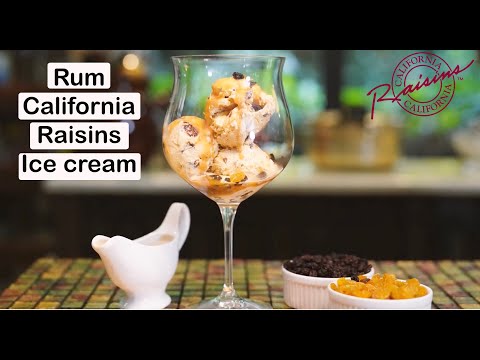 Rum California Raisin Ice Cream